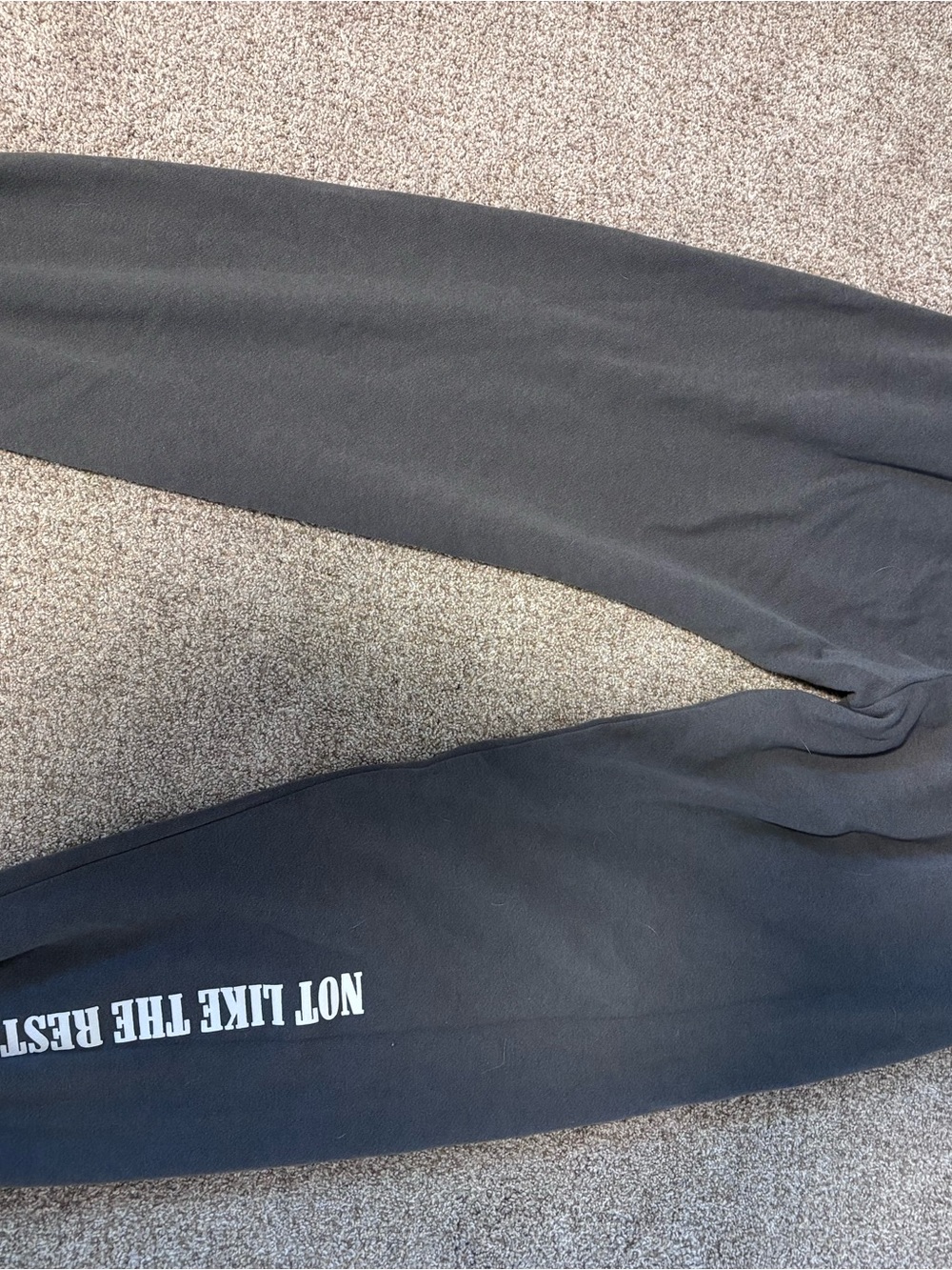Darlin Women’s Grey Sweatpants - Comfortable Elastic Waist & Cuffed Ankles - Picture 2 of 4